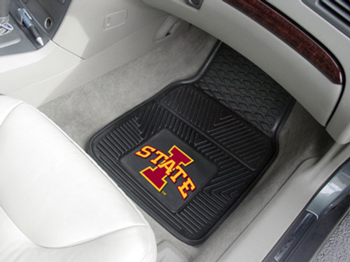 Iowa State University Cyclones 2-pc Heavy Duty Vinyl Car Floor Mat