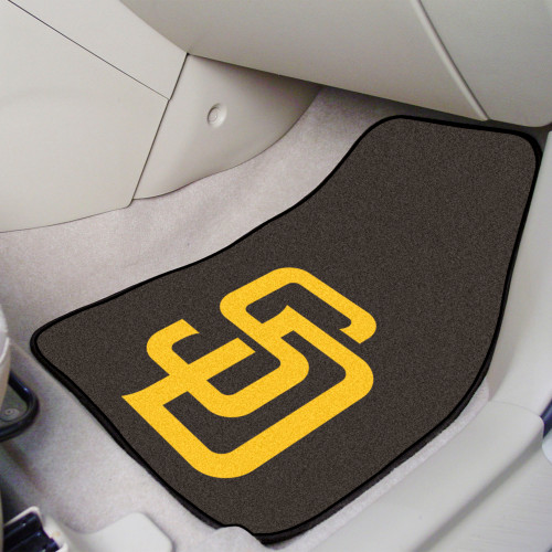 San Diego Padres Heavy Duty 2-Piece Vinyl Floor Mats