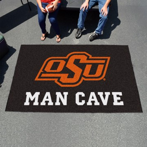 Oklahoma State Man Cave UltiMat Rug 60"x96"