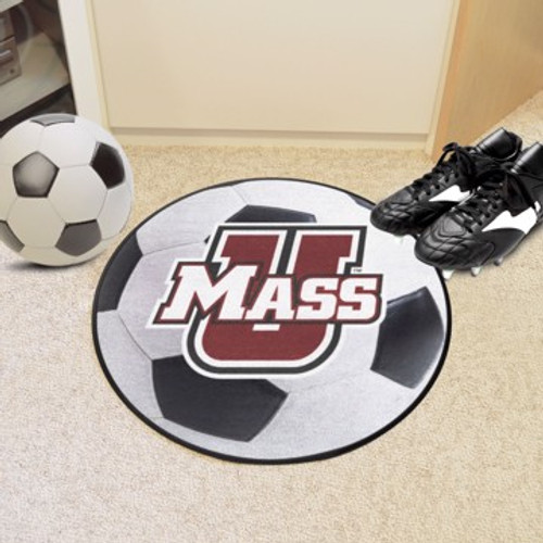 UMass Soccer Ball Rug