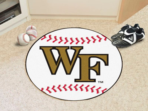 Wake Forest Baseball Rug