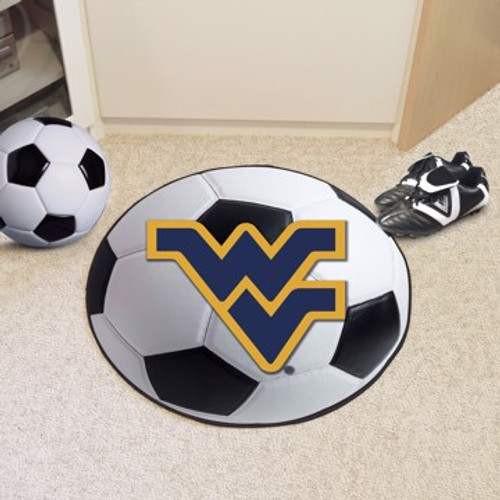 West Virginia Soccer Ball Mat