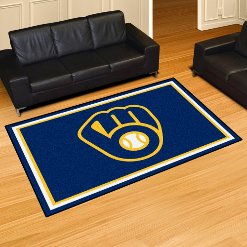 Milwaukee Brewers Rug 5x8 60"x92"