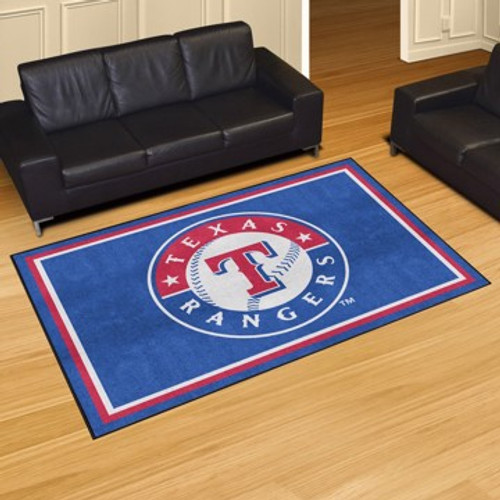 Texas Rangers Rug 5x8