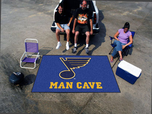 St Louis Blues Utility Mat Cave Man