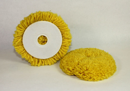 4" Velcro Wool Blend Polishing Pad