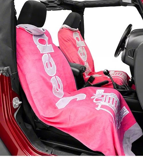 Jeep TOWEL-2-GO Pink Car Seat Cover Towel