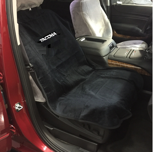 Tacoma Black Car Seat Cover Towel
