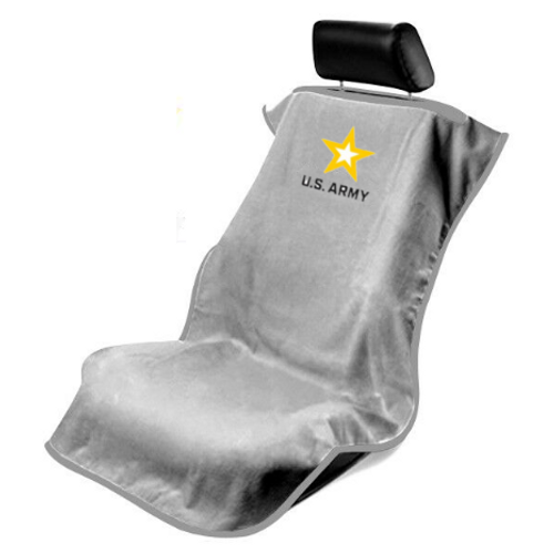 US Army Grey Car Seat Cover Towel