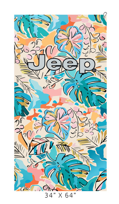 Jeep Palms Car Seat Towel2Go