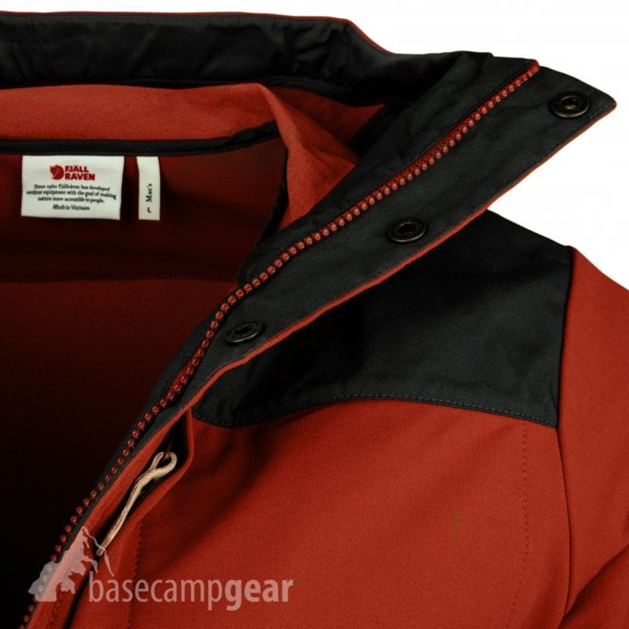 Fjällräven woodsman clearance jacket red