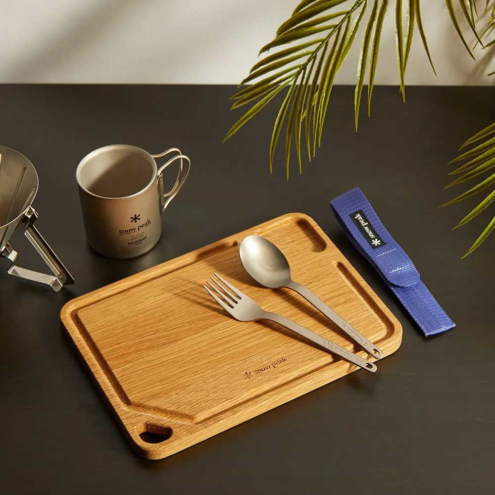 snow peak フォークとスプーンセット スノーピーク Peak チタンロング