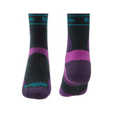 Womens Trail Run Ultra Light T2 Merino Sport 3/4 Crew Socks - Past Season Colours