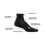 Run 1/4 Ultra Lightweight Socks