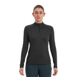 Womens Dart Zip Neck