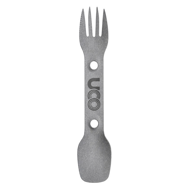 Titanium Utility Spork with Tether