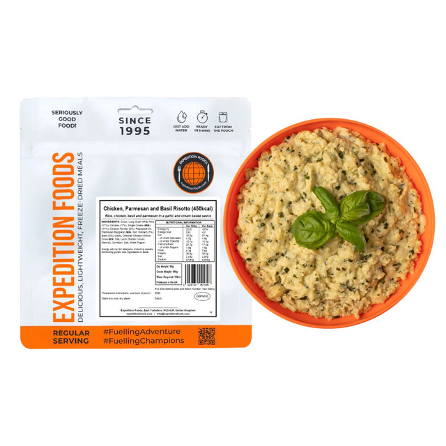 Chicken, Parmesan and Basil Risotto (Single Serving)