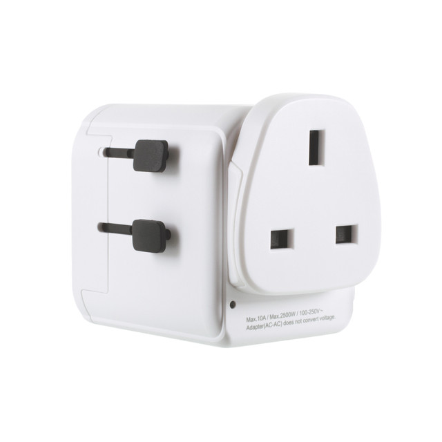 USB UK World Travel Adaptor