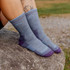 Womens Hiker Micro Crew Socks