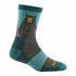 Womens Bear Town Micro Crew Socks