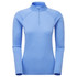Womens Dart Zip Neck