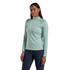Womens Dart Zip Neck