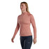 Womens Dart Zip Neck