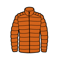 Down Jackets no Hoods