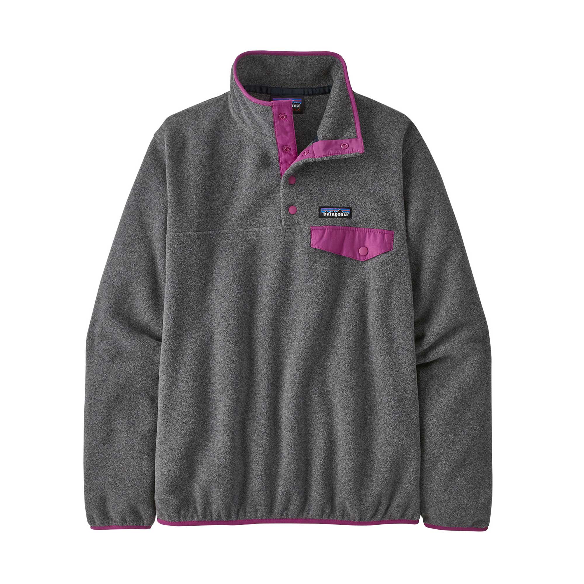 Patagonia Synchilla Snap-T Pullover Fleece - Black / Forge Grey