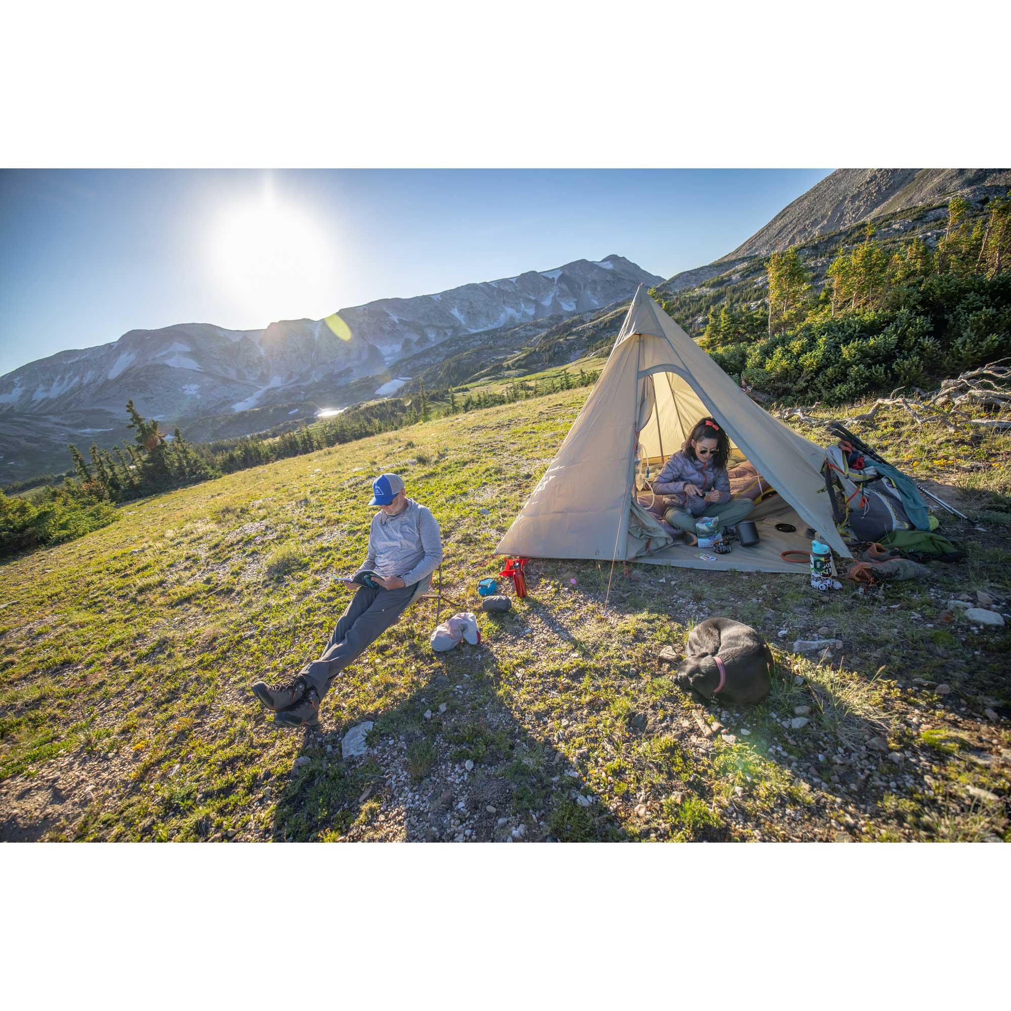 【未使用】BIG AGNES（ビッグアグネス）Gold Camp 5 Tarp Gold Camp 5 Tarp Pyramid-Style Shelter | Big Agnes