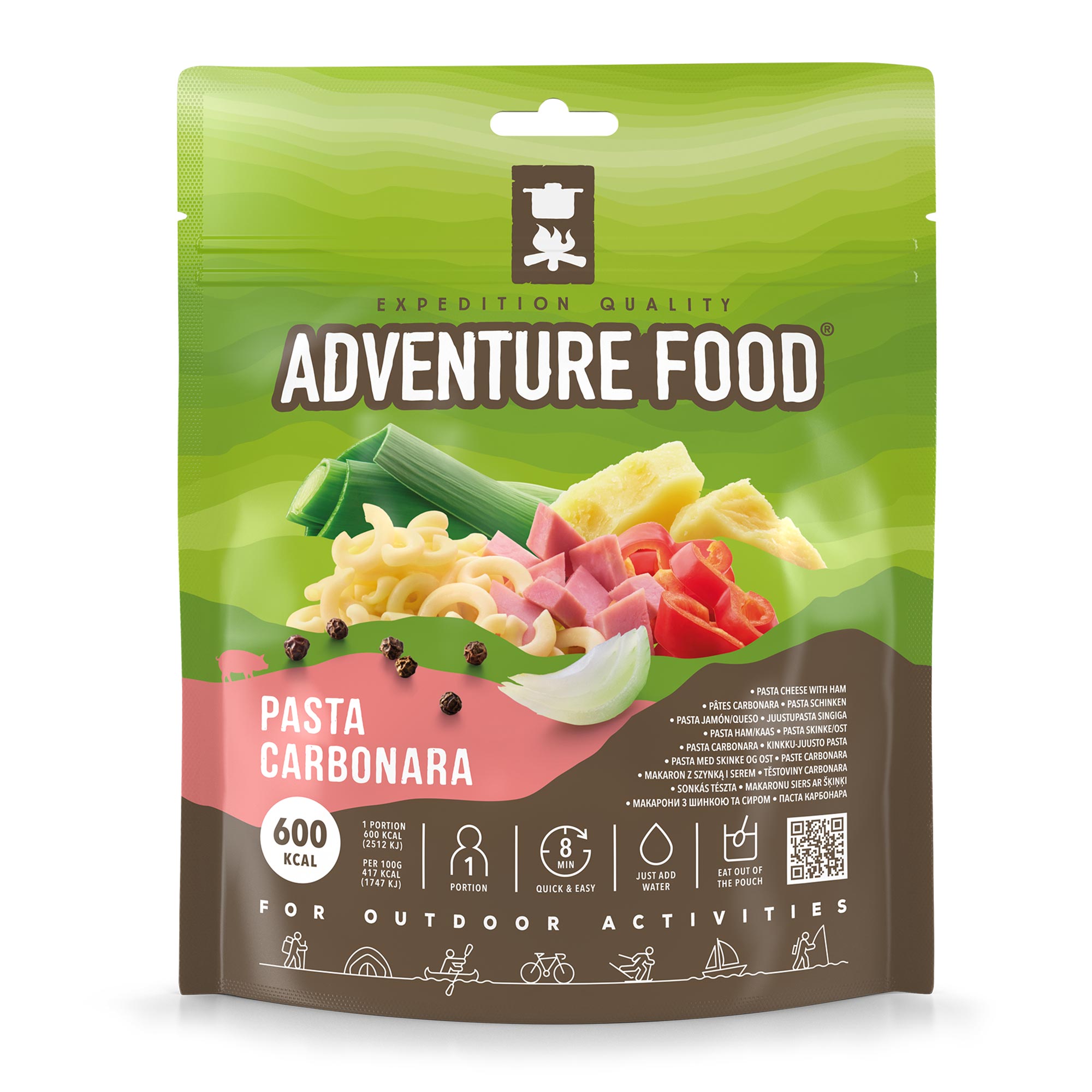 Adventure Food 2023 Pasta Carbonara| UK | Basecamp Gear