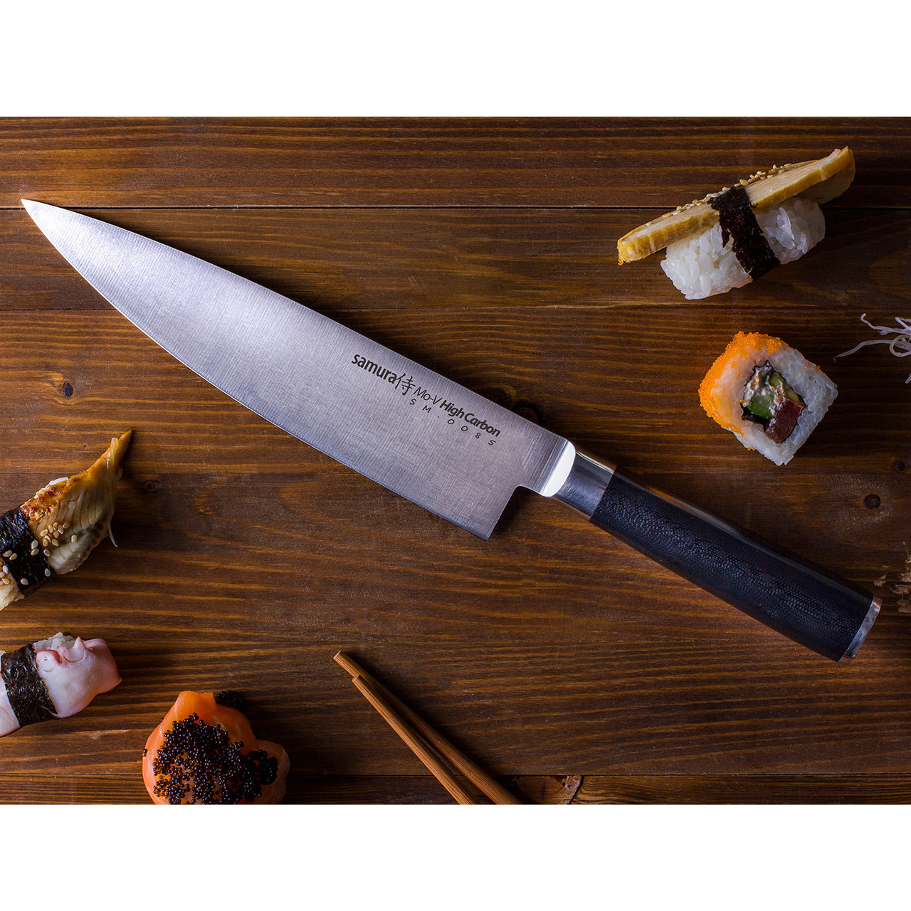 Mo-V Stonewash Santoku Knife from Mo-V Stonewash knives collection