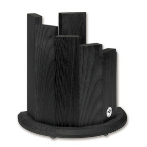 Boker Black Ash Knife Block Boker Black Ash Knife Block