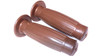 Moped / Motorcycle Vintage Handlebar Grips Cappuccino Brown - 7/8" Moped / Motorcycle Vintage Handlebar Grips Cappuccino Brown - 7/8"