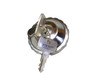 30mm Chrome Locking Gas Cap, For Step Thru Mopeds