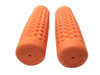 Moped / Motorcycle Vans Cult Waffle Handlebar Grip Set, 7/8" - Orange