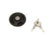 30mm Locking Gas Cap, For Step Thru Mopeds - Black Star