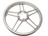 NOS Puch 5 star Mag Wheel, Bare - Gloss Grey