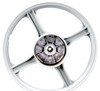  Piaggio Ciao / Si / Bravo 4 Star Mag Wheel Set - Grey