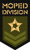 Moped Division Mil. Spec. Sticker - Combat Green