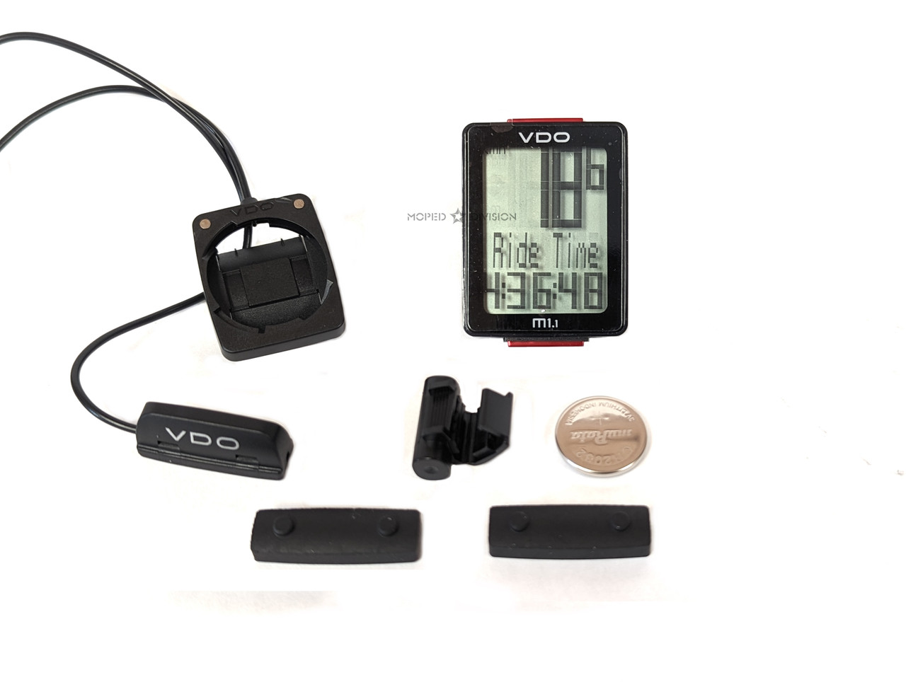 VDO Electronic Speedometer/Tripmeter Computer 5 Functions Moped