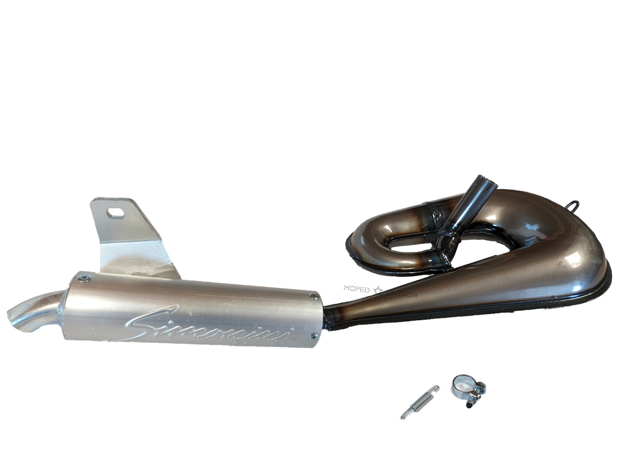 Scarico Proma Circuit In Alluminio Per Vespa E Piaggio Ciao / Bravo, Maggior Potenza E Sound