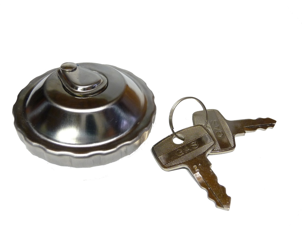 30mm Chrome Locking Gas Cap, For Step Thru Mopeds