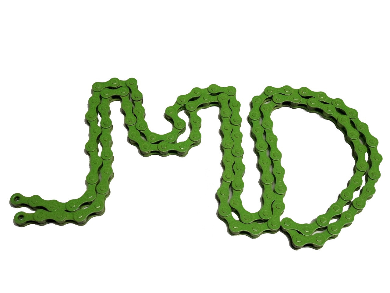 KMC Z410 1/8 Inch Bicycle Chain, 112 Links - Electric Green