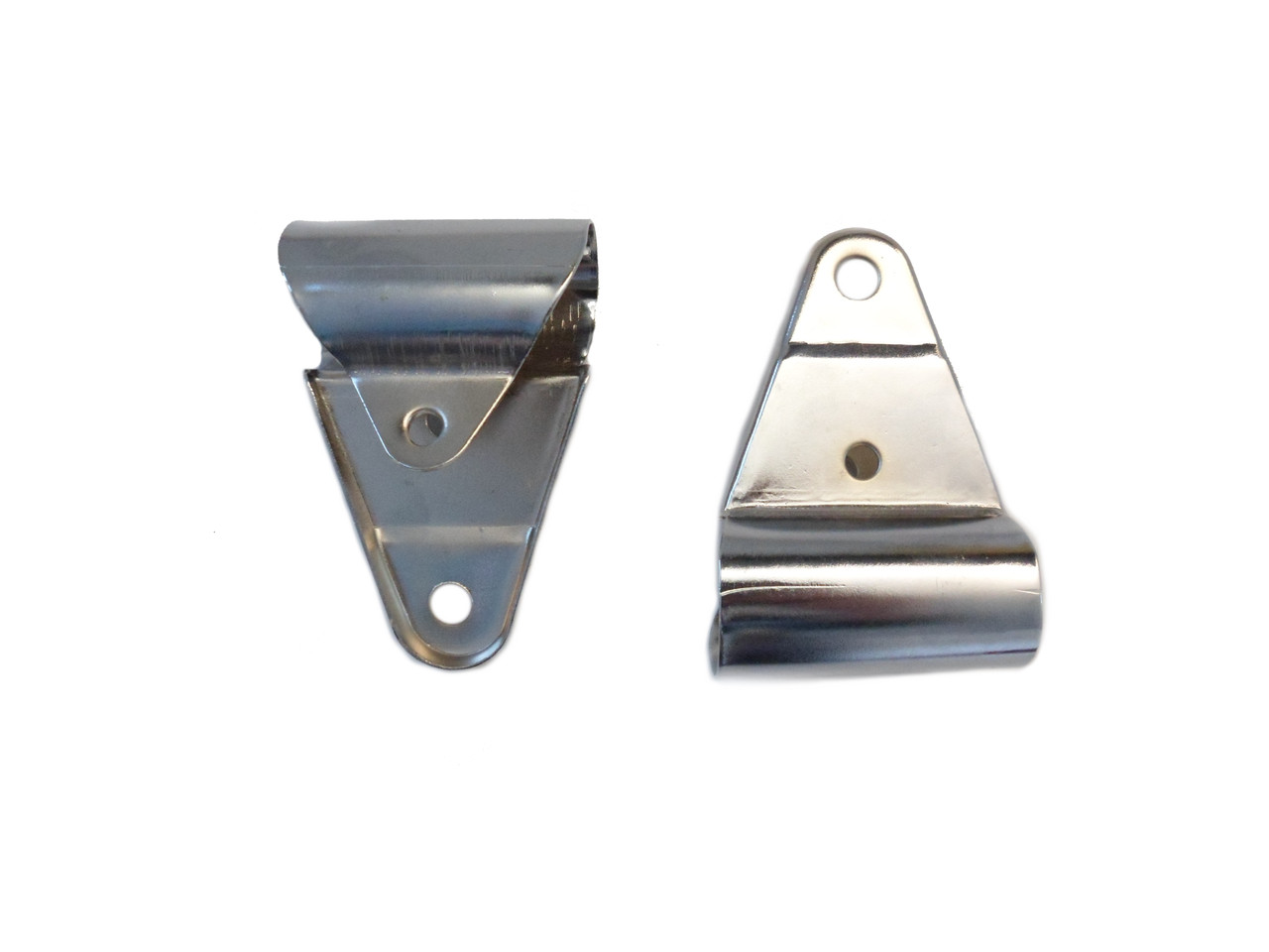 Chrome Universal Moped Headlight Bracket set -25mm