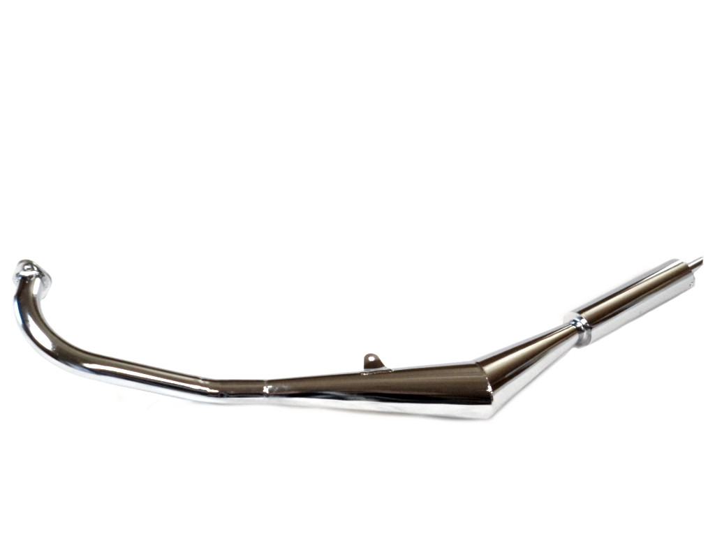 Tomos A3 / A35 Laser Sport Exhaust - Chrome - Moped Division