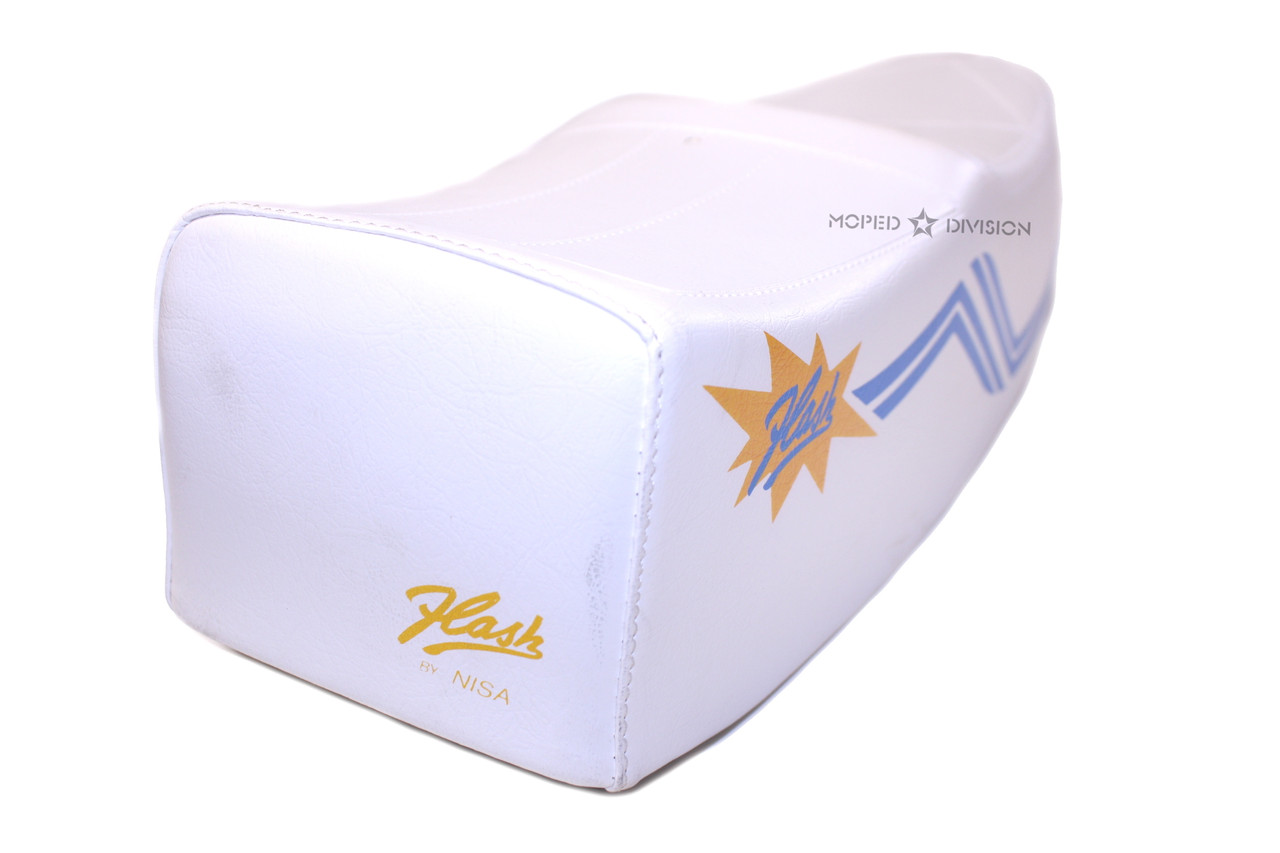 Nisa "Flash" Long Seat - White & Blue