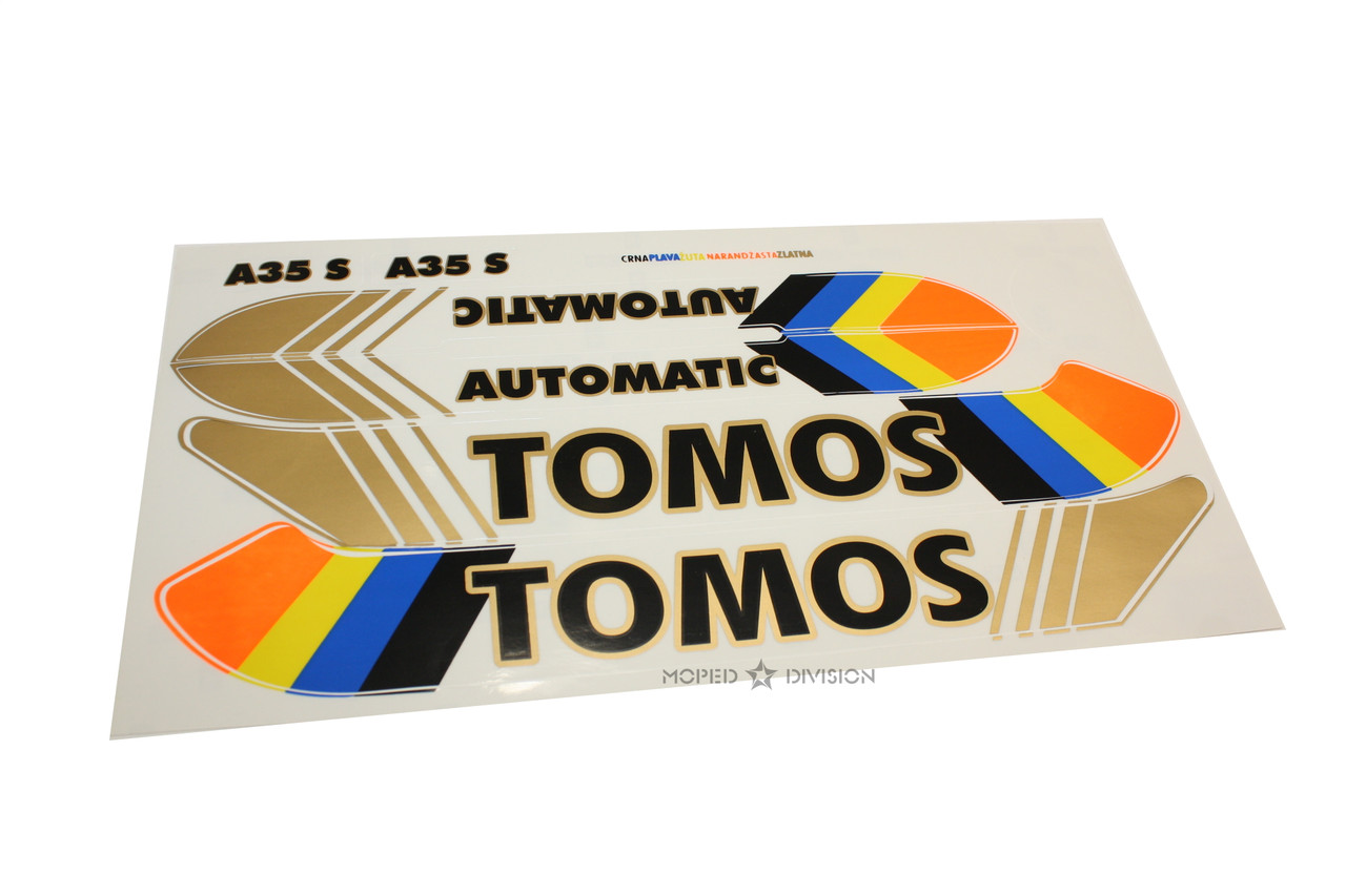 Tomos ロングシート・A3/A35 ロゴ入り