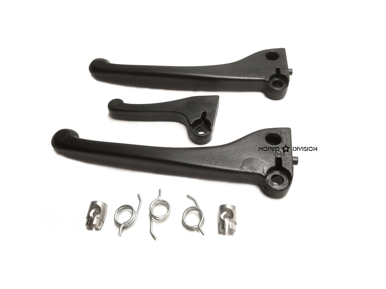 Vespa Piaggio Domino Control Lever Kit - Black Plastic