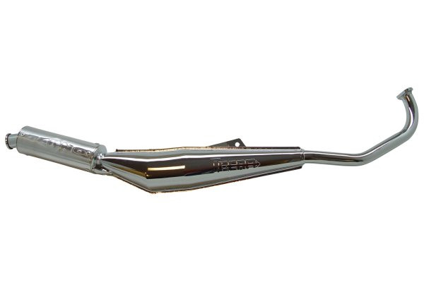 Tomos A55 Tecno Bullet Chrome Exhaust - Moped Division